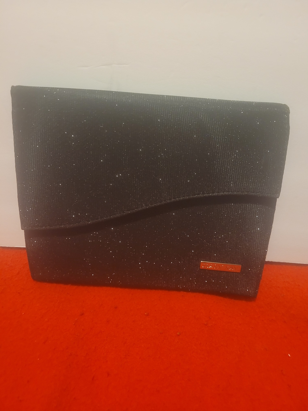 Black Sparkle Mary Kay Envelope Clutch